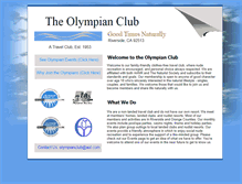 Tablet Screenshot of olympianclub.com